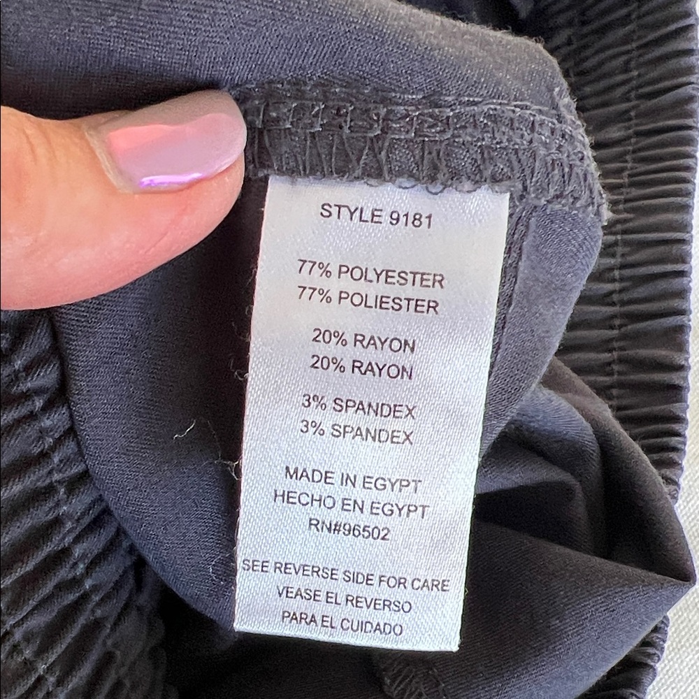 Healing Hands Women's Gray Straight Leg Pants - Picture 6 of 9